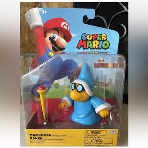 NEW MAGIKOOPA with MAGIC WAND Super Mario 4" World of Nintendo